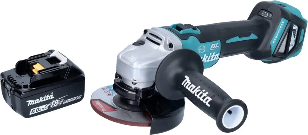 Makita DGA 513 G1 Haakse Slijper 18V 125mm - 6.0Ah Accu