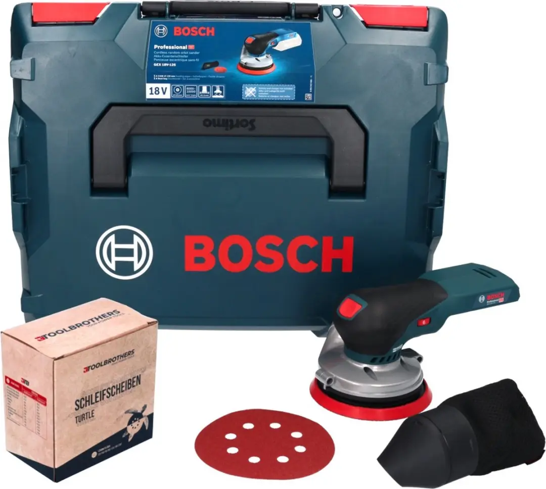 Bosch Professional GEX 18V-125 Accu-Excentrische Schuurmachine 125mm - Borstelloos
