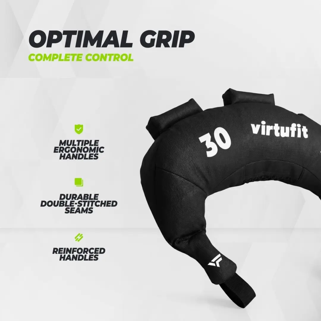 Virtufit Bulgarian Bag 30kg - Zwart