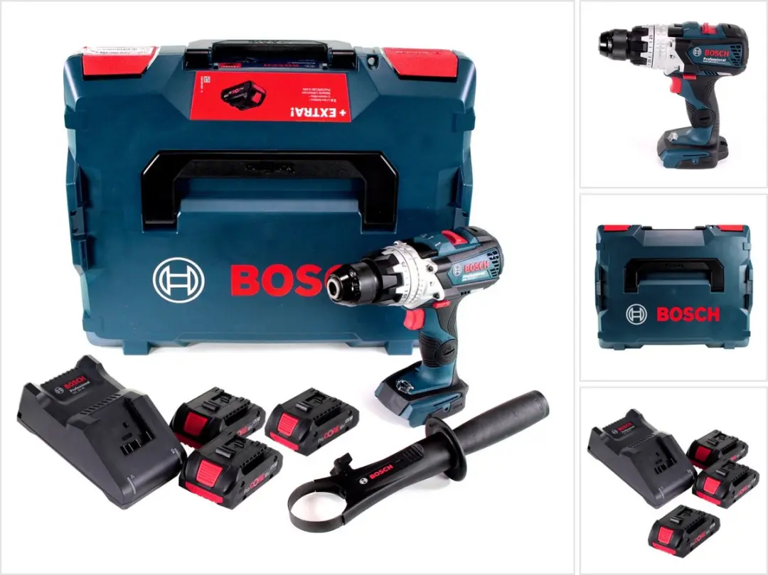 Bosch Professional GSB 18V-110 C Accuschroef Klopboormachine - 3x 4,0Ah - L-Boxx
