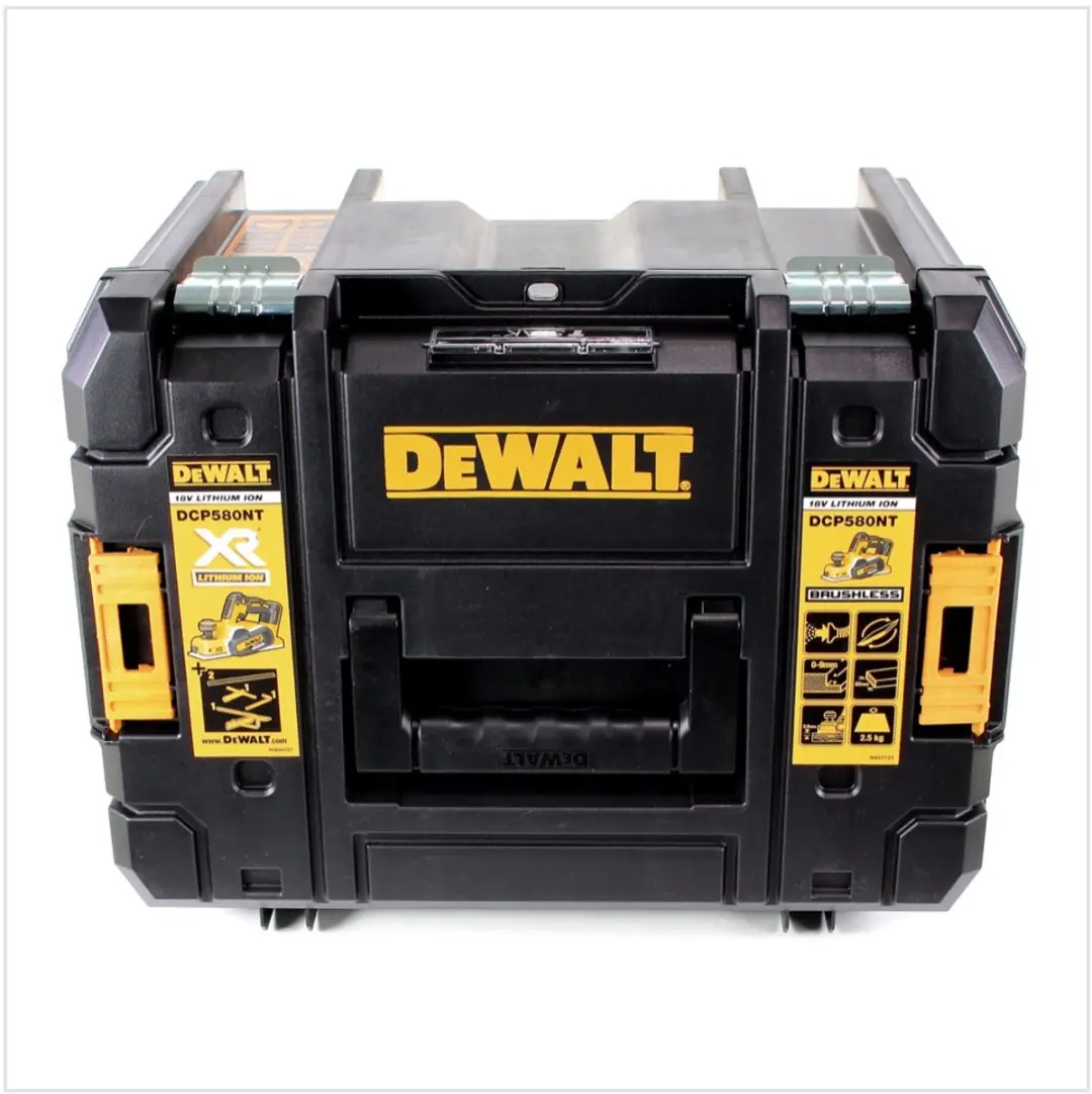 DeWalt DCP 580 M2 Accuschaafmachine 18V 82mm - 2x 4.0Ah + Lader + TSTAK