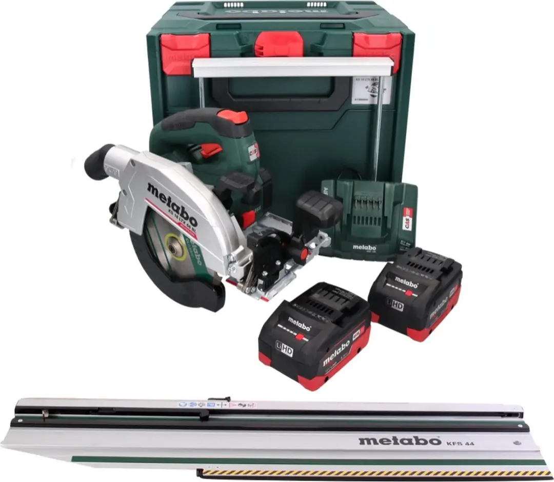 Metabo KS 18 LTX 66 BL Accucirkelzaag 165mm - 2x 5,5Ah + Lader + MetaBOX