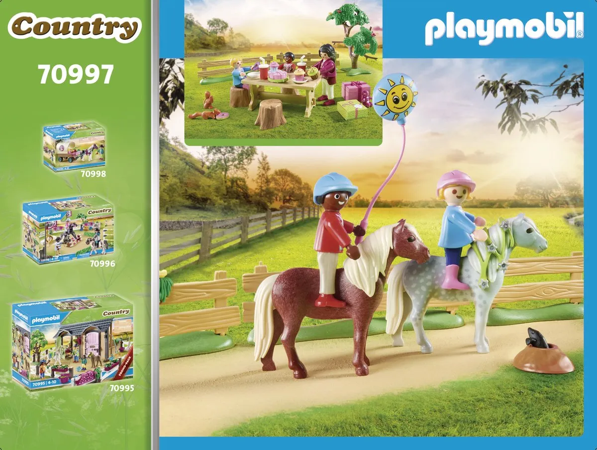 Playmobil Country Ponyboerderij Verjaardagsfeestje 70997 - Multicolor