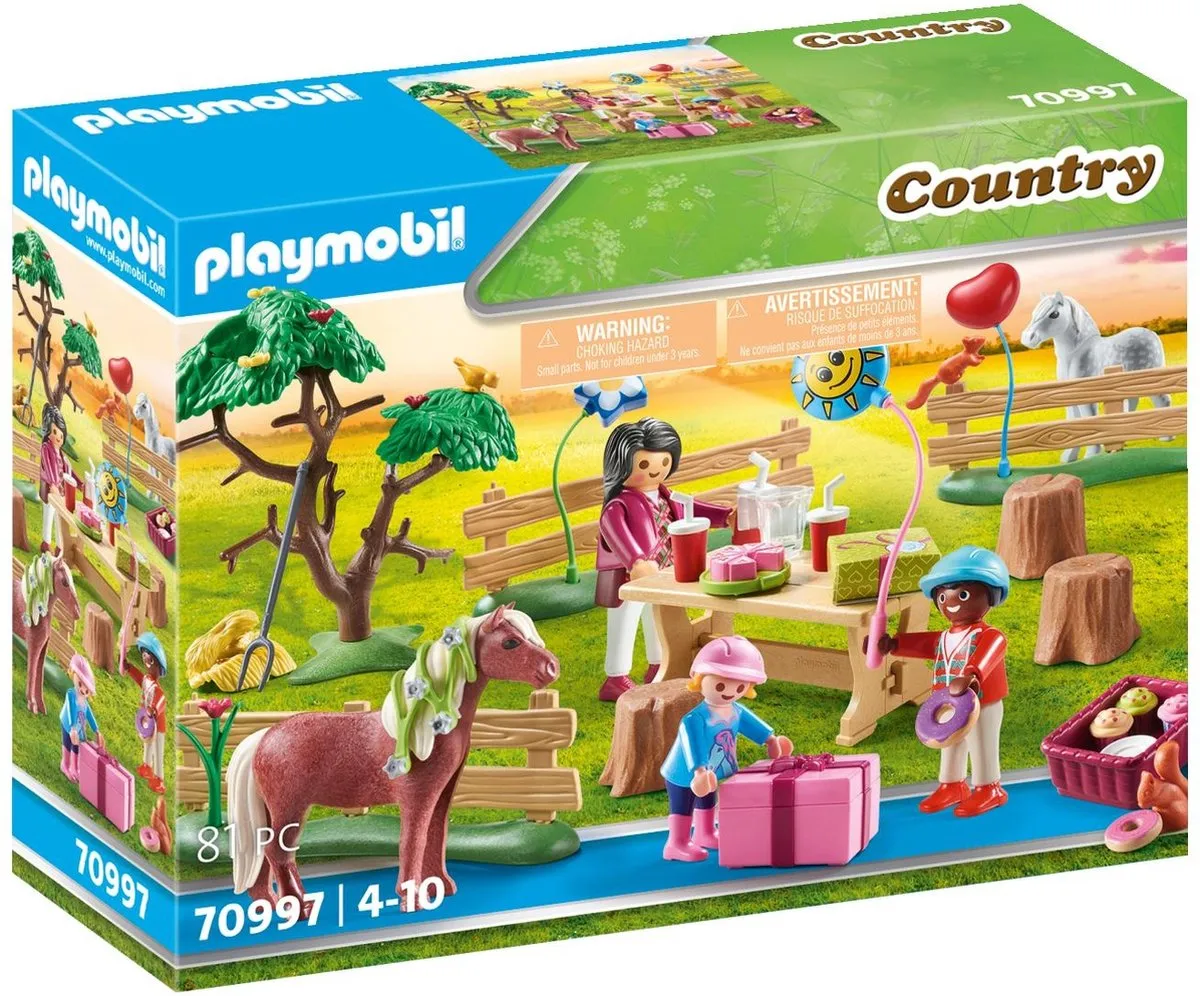Playmobil Country Ponyboerderij Verjaardagsfeestje 70997