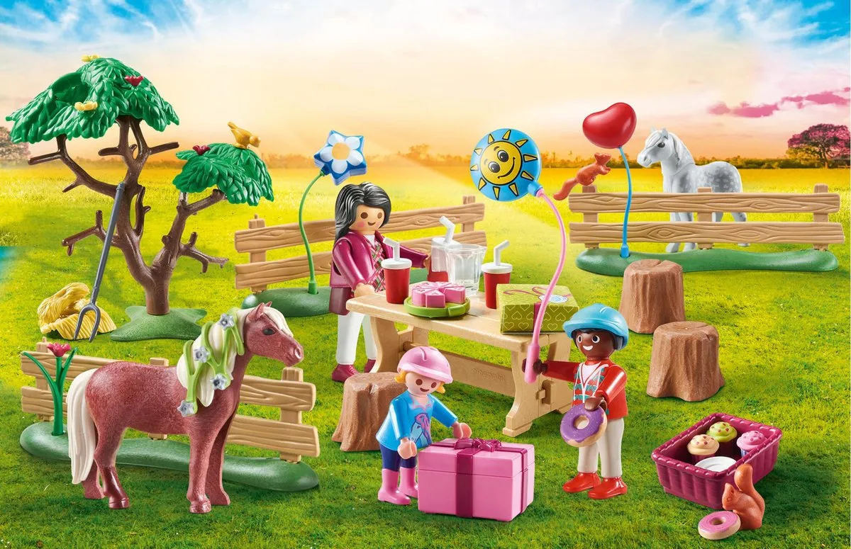 Playmobil Country Ponyboerderij Verjaardagsfeestje 70997 - Multicolor
