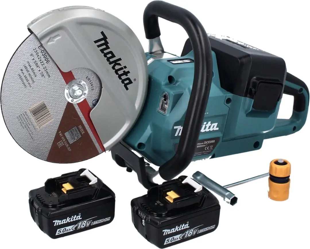 Makita DCE090T2X1 Accu-doorslijpmachine 230mm - 2x 5,0Ah