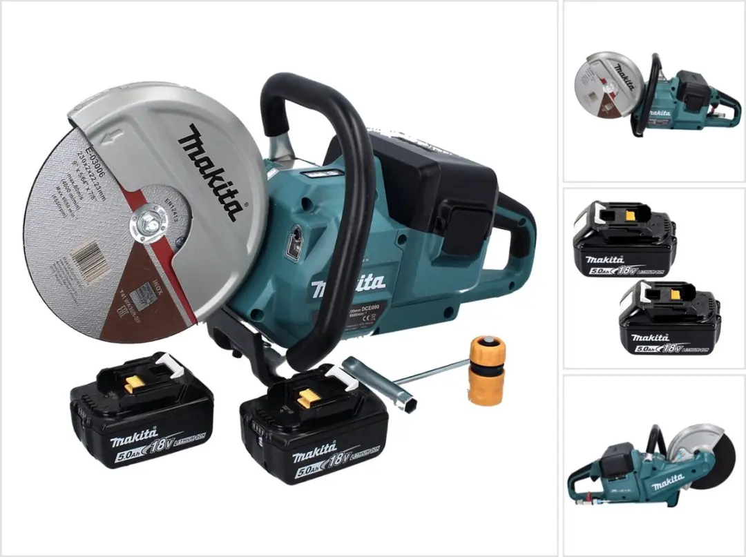 Makita DCE090T2X1 Accu-doorslijpmachine 230mm