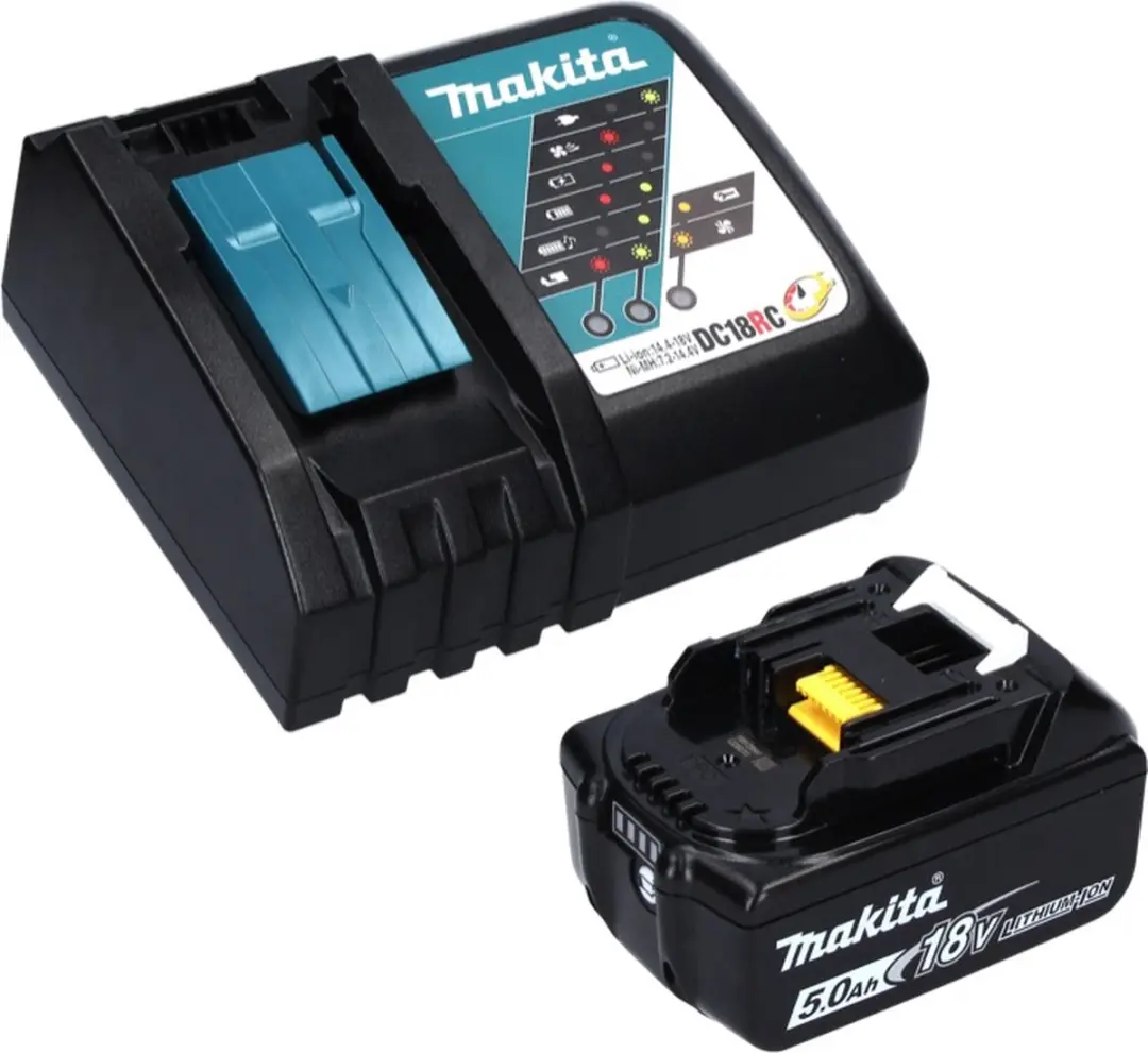 Makita DBS 180 RT1J Accu-bandvijl 18V 9x533mm - Borstelloos - 5.0Ah + Lader + Makpac
