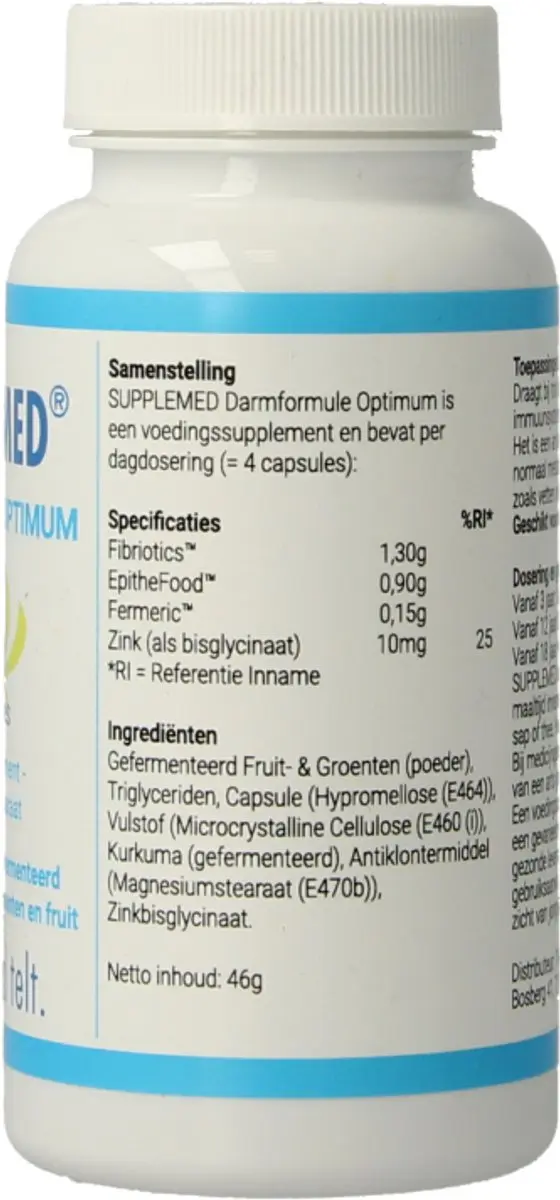 Supplemed Darmformule Optimum 60 Capsules