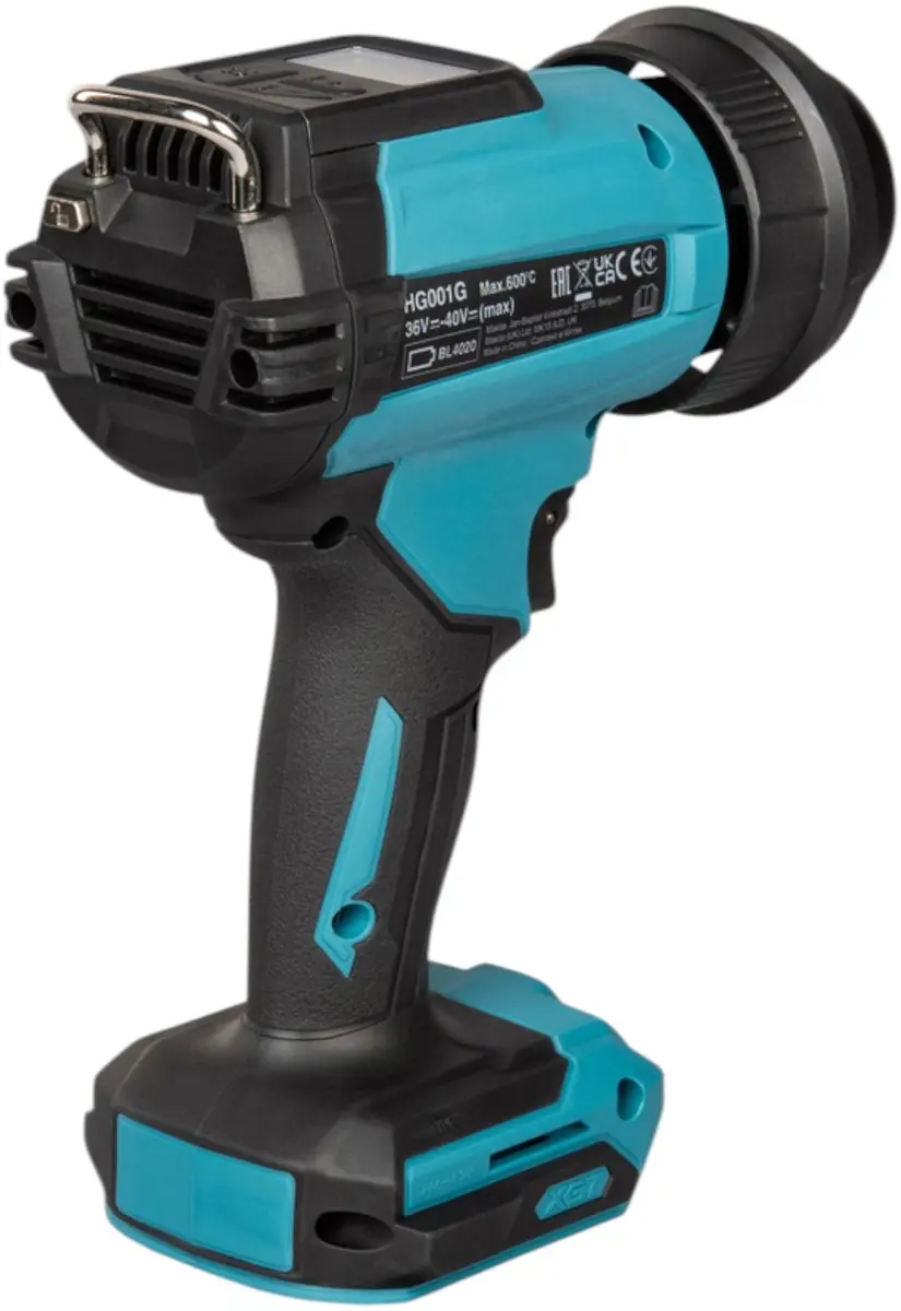 Makita HG 001 GZ02 Accu-Heteluchtblazer 40V Max - 600°C