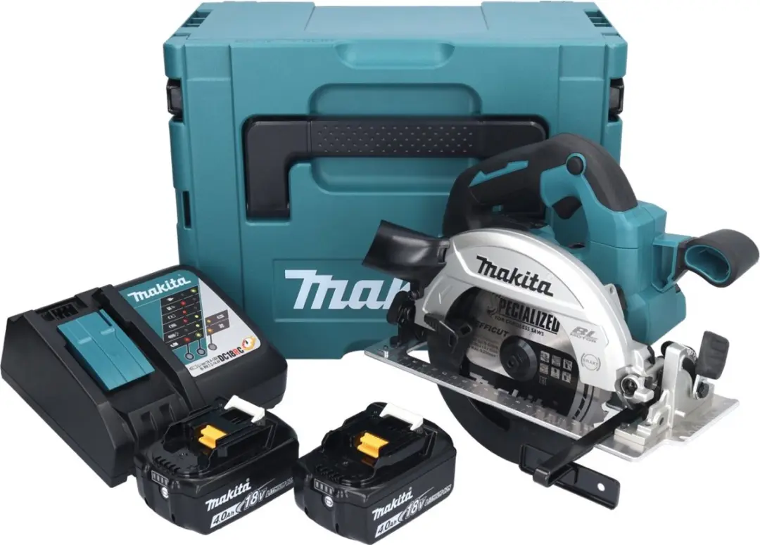 Makita DHS661RMJ Accu-Handcirkelzaag 18V 165mm - 2x 4,0Ah + Oplader + Makpac