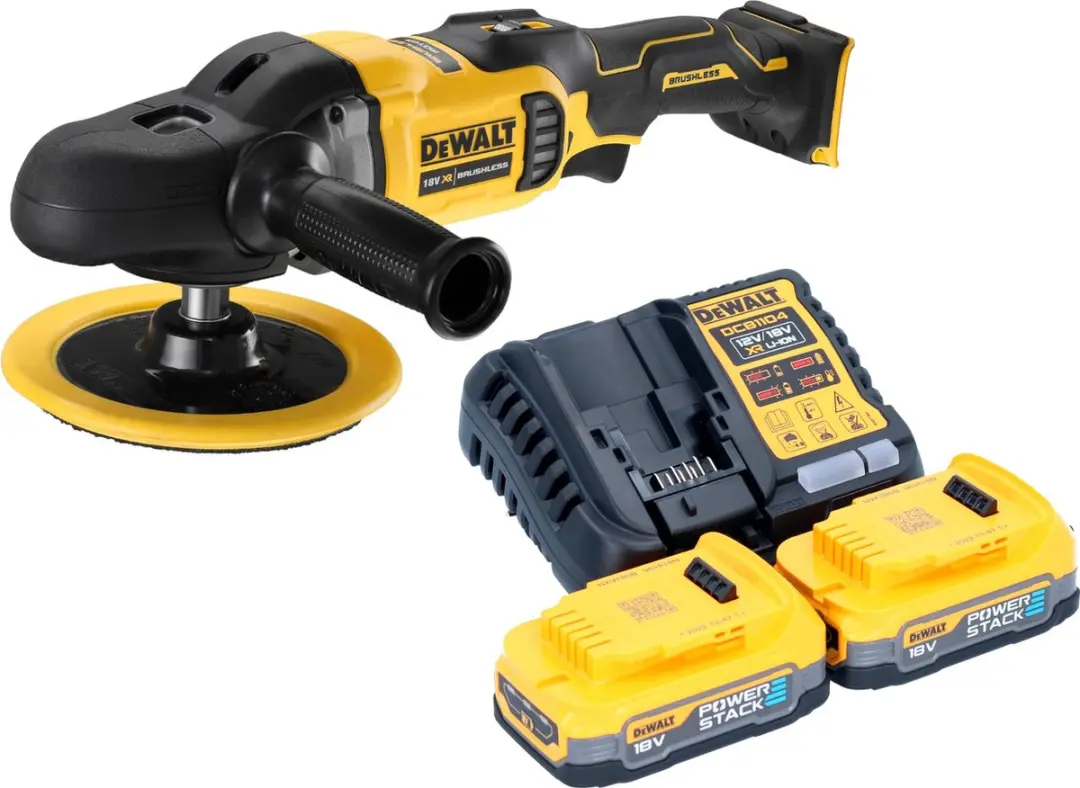 DeWalt DCM 849 E2 Excentrische Polijstmachine 18V