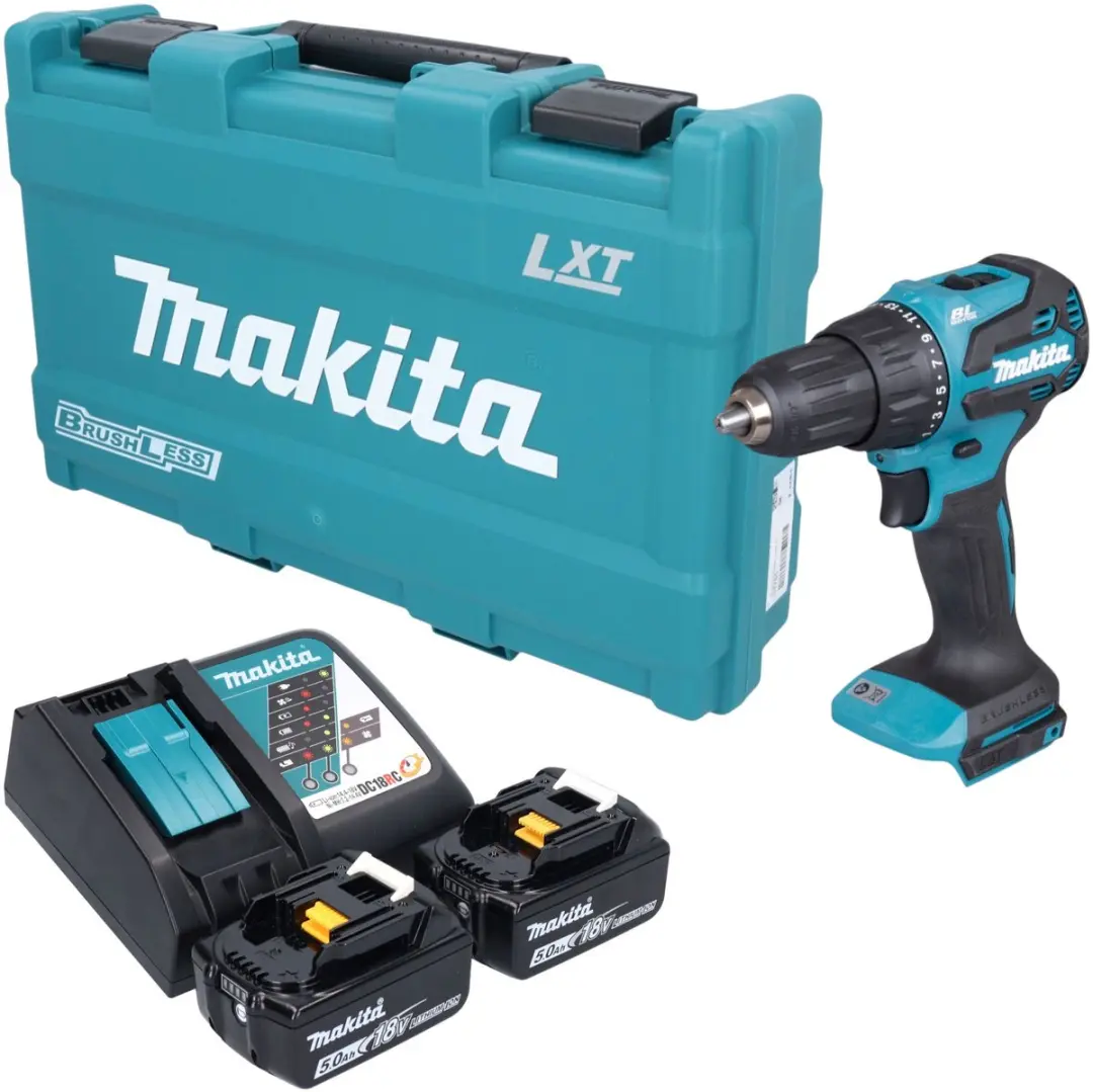 Makita DHP490RTK Slagboormachine 18V 65Nm