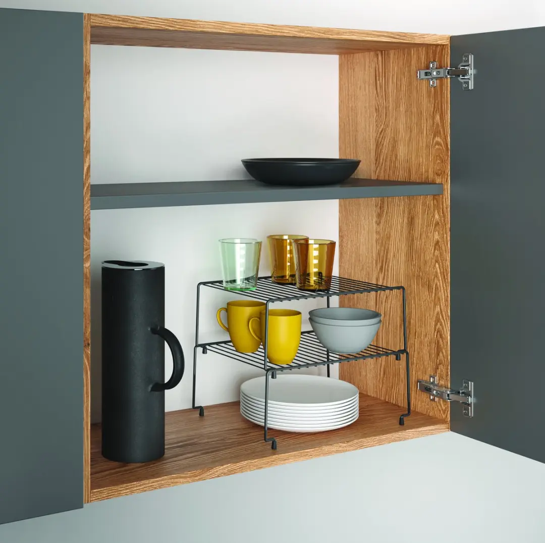 Metaltex Keukenrek Bord & Kom Organizer 32x23x14cm - 2 Stuks