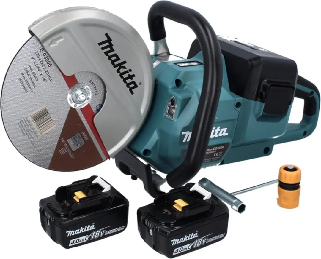 Makita DCE090M2X1 Accu-doorslijpmachine 230mm - 2x 4,0Ah accu