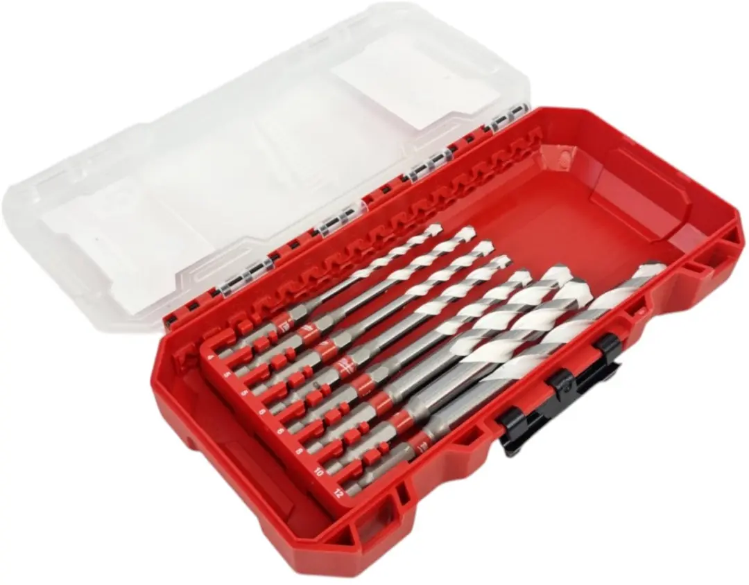 Milwaukee SHOCKWAVE Multimateriaal Boorset 8-delig 4-12mm