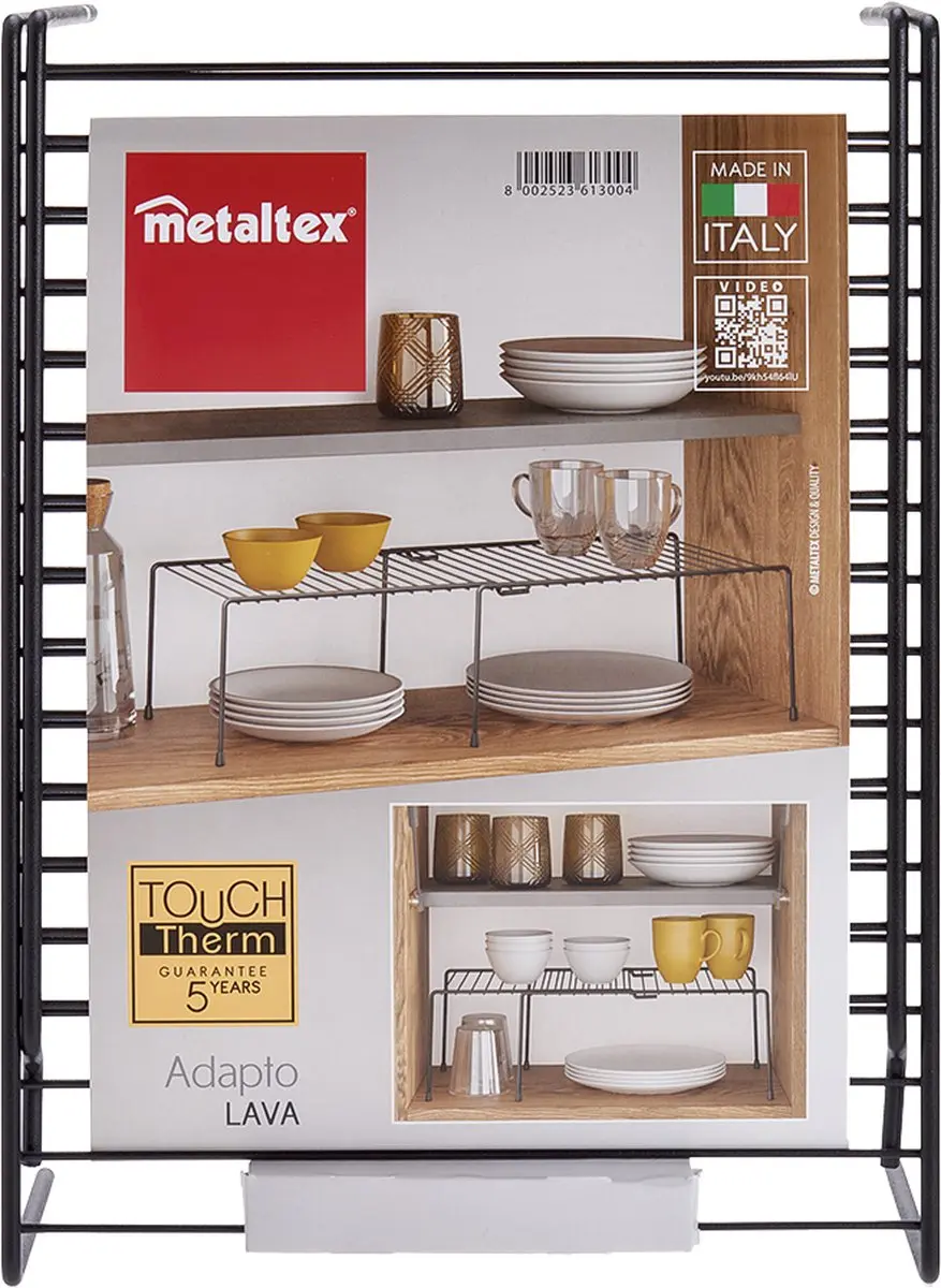 Metaltex Adapto Ruimtewinner Keuken Organizer 33-57cm - Zwart