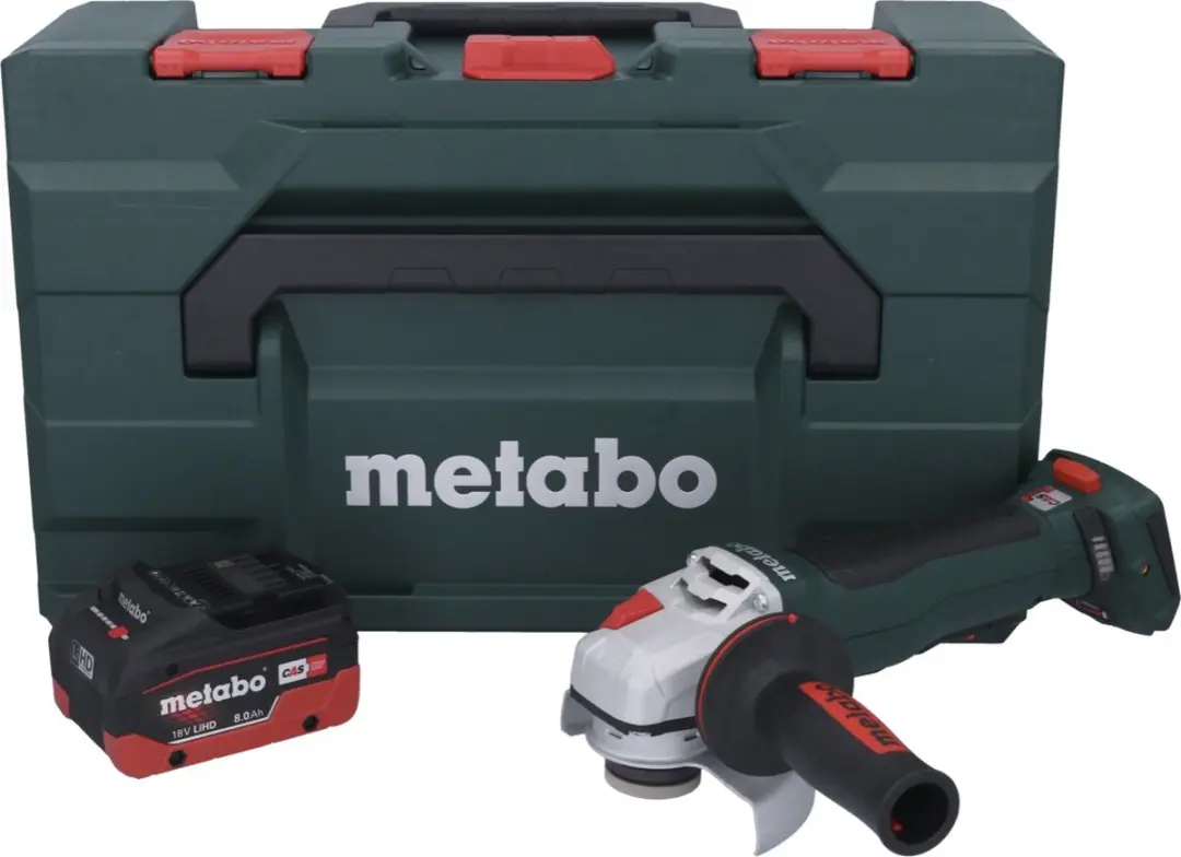 Metabo WPB 18 LT BL 11-125 Accu Haakse Slijper 125mm - 18V 8.0Ah