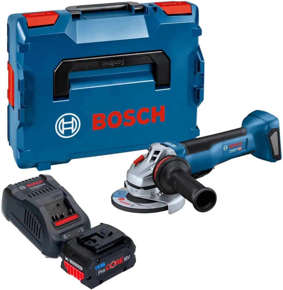 Bosch Professional GWS 18V-10 P Accu-haakse slijper 125mm