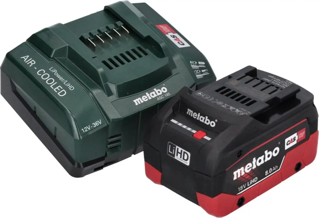 Metabo KH 18 LTX BL 28 Q Accu-boorhamer 18V - 3J SDS-plus - 8,0 Ah
