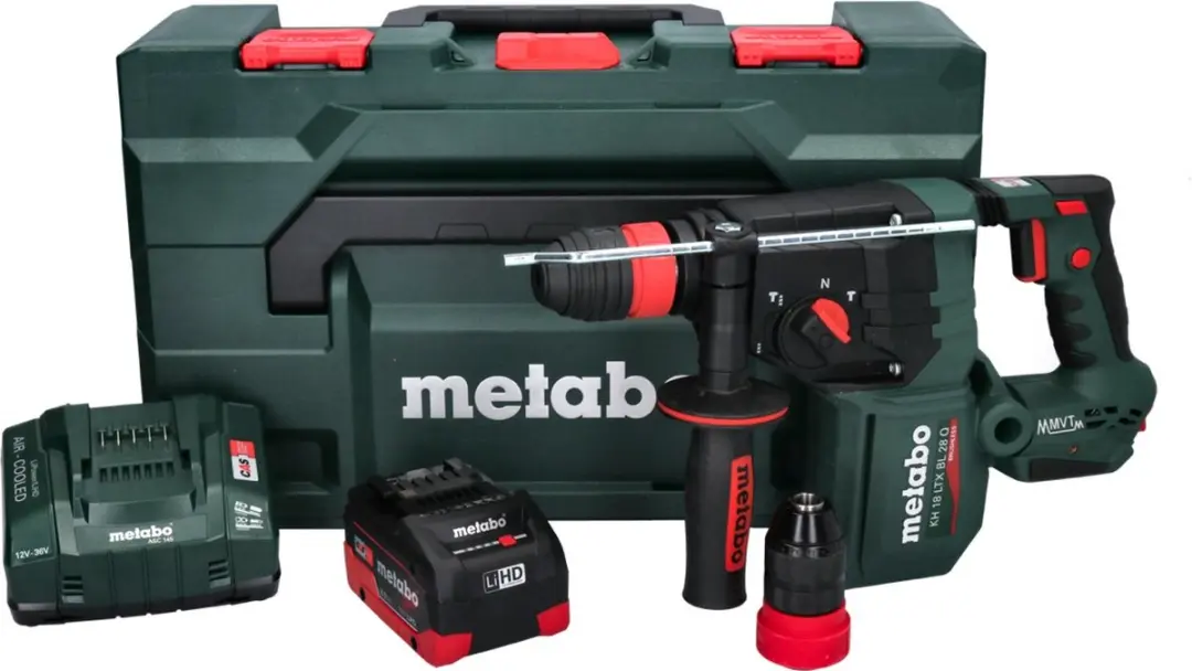 Metabo KH 18 LTX BL 28 Q Accu-boorhamer 18V - 3J SDS-plus - 8,0 Ah