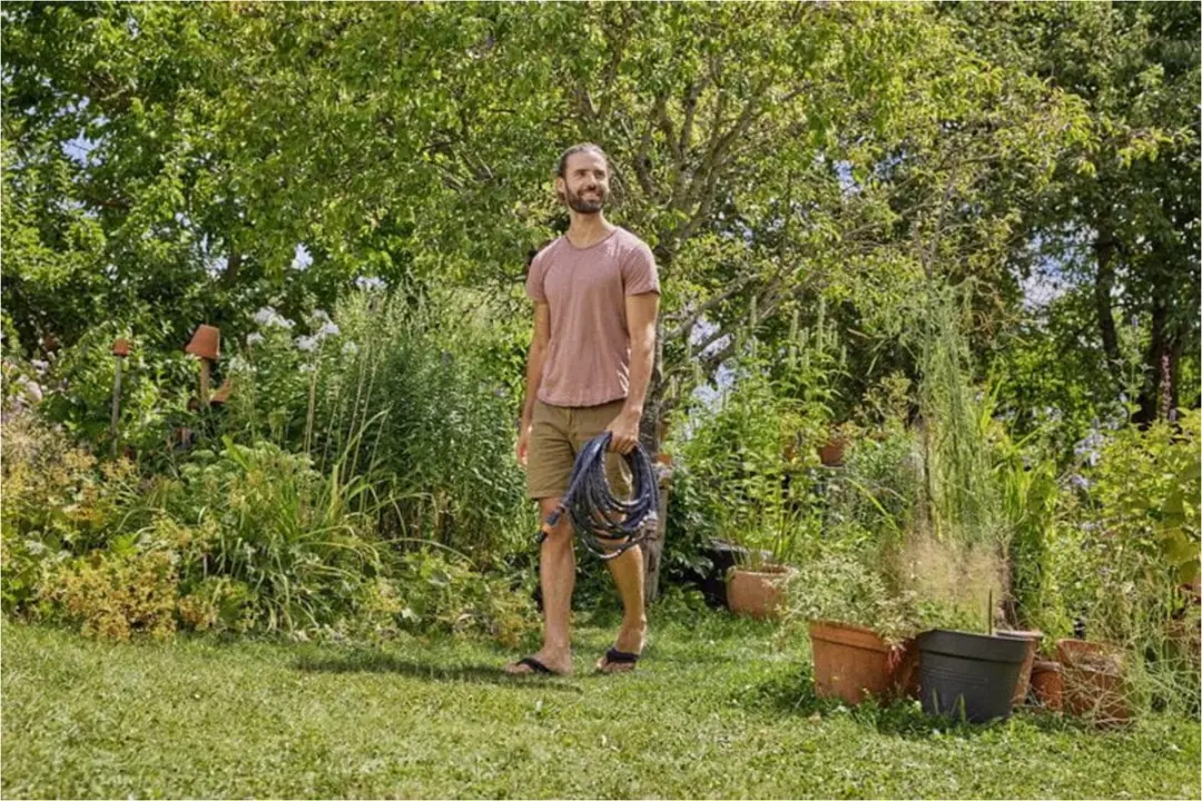 Gardena Textielslang 30m Liano Set - Reinigingsspuit