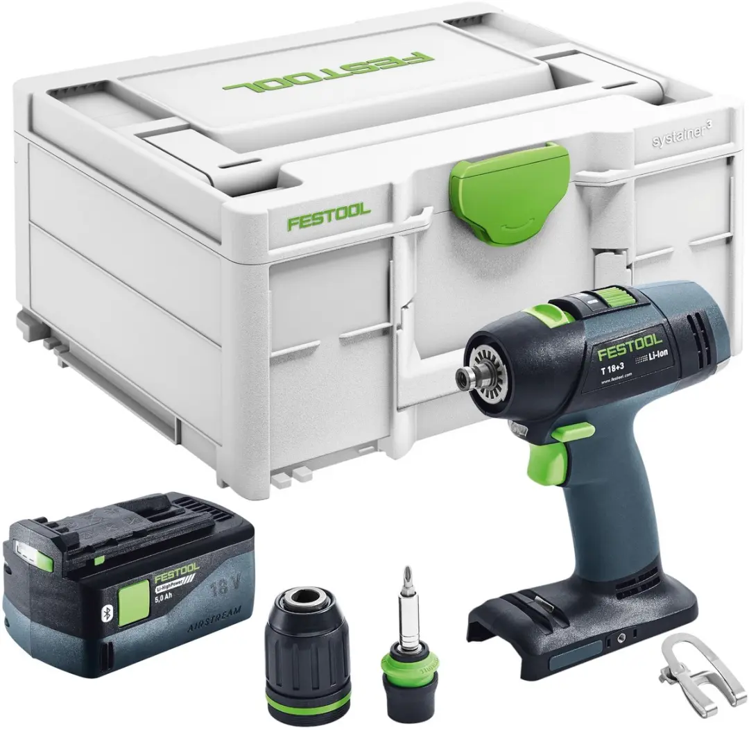 Festool T 18+3-Basic Accuboormachine 18V 50Nm