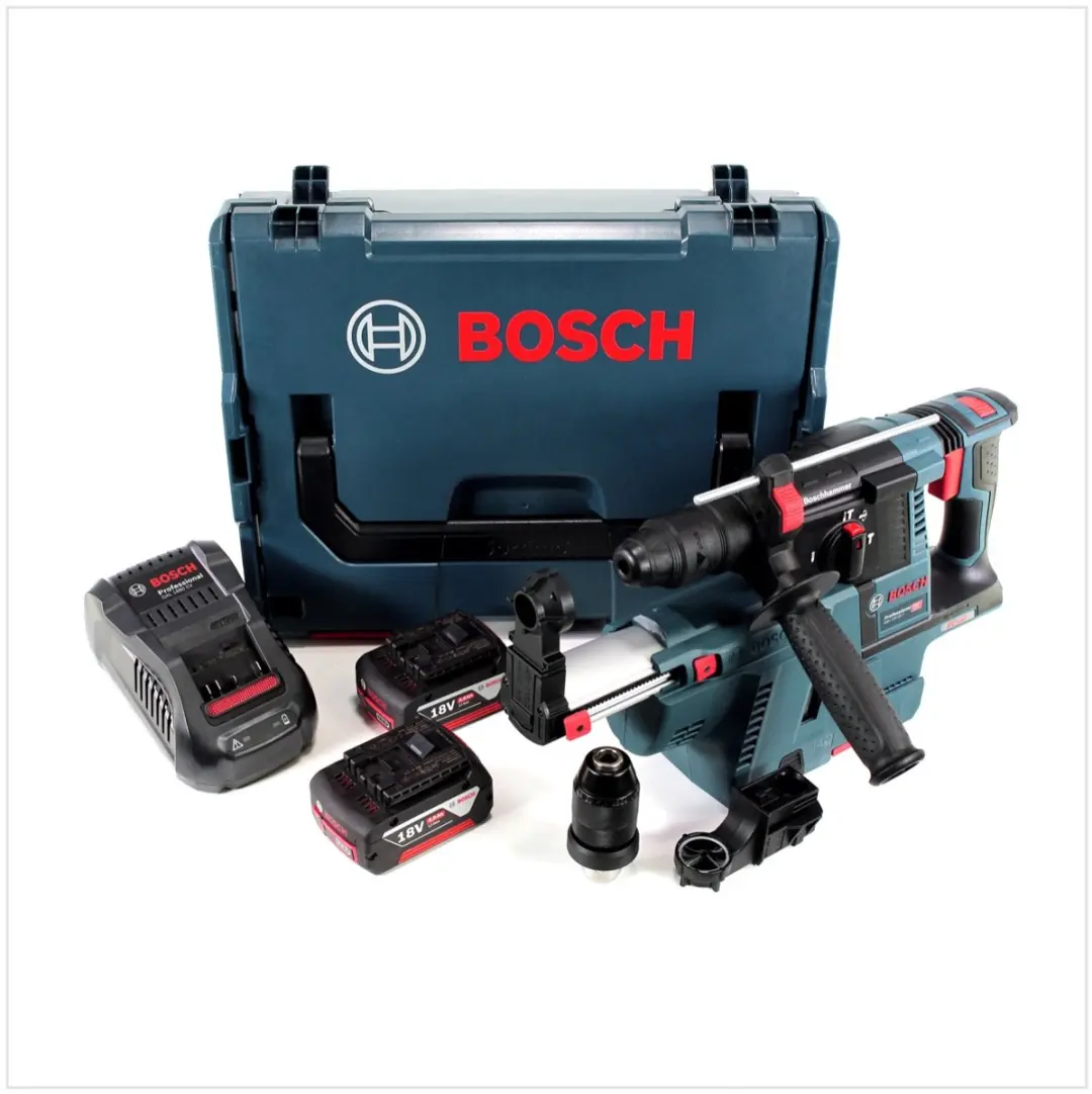 Bosch Professional GBH 18V-26 F Accuboormachine - SDS-Plus - L-Boxx - 2x5Ah