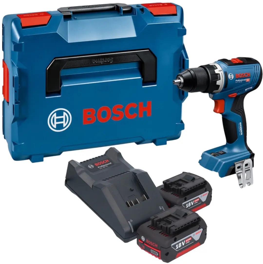 Bosch GSR 18V-65 Professional accuboormachine 18 V 63 Nm borstelloos + 2x accu 4