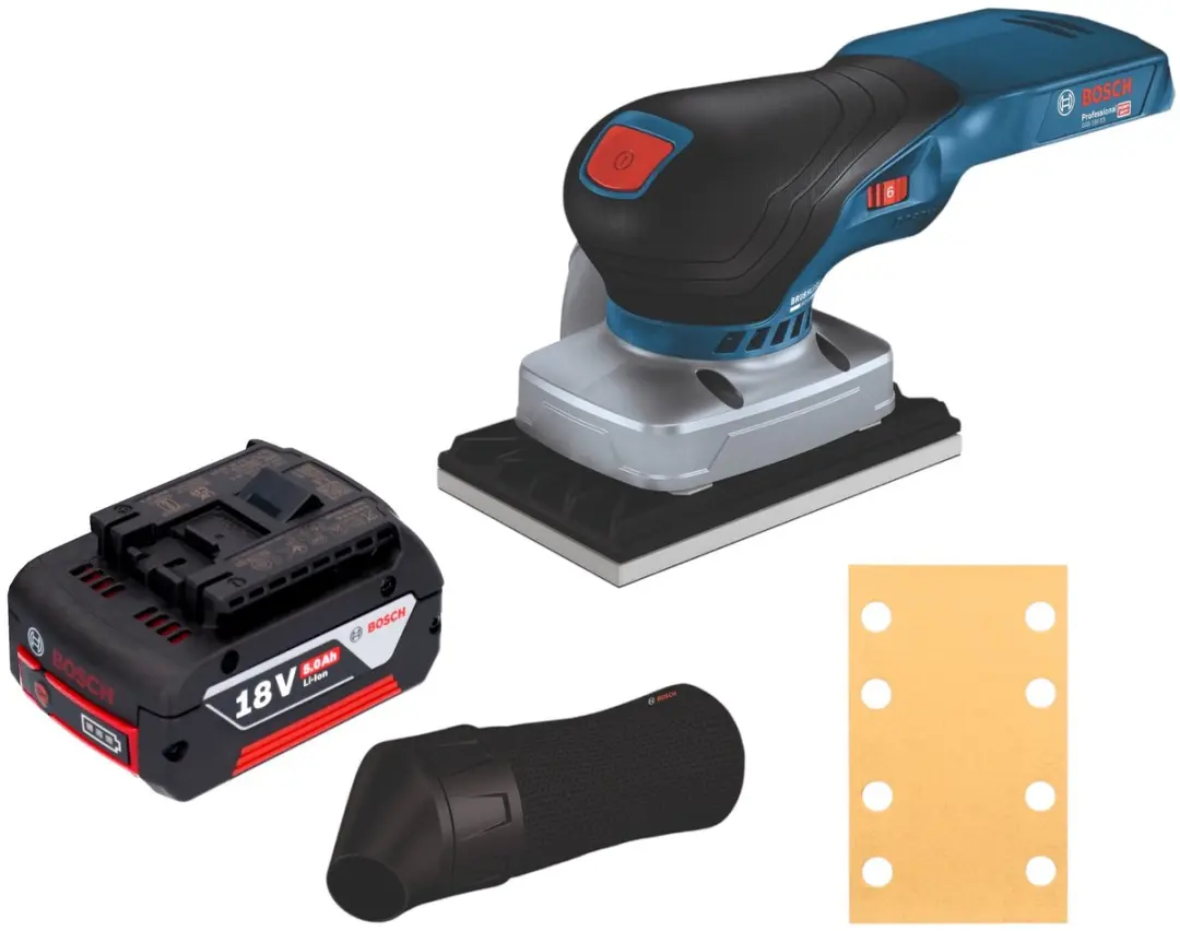 Bosch Professional GSS 18V-13 Accu-Excentrische Schuurmachine 100x110mm