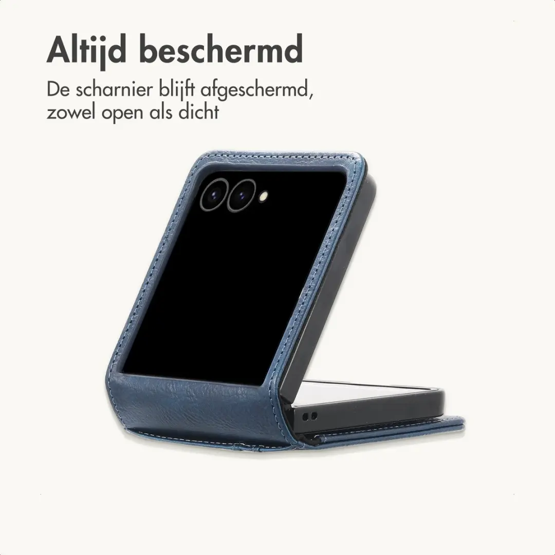 Imoshion Hoesje Samsung Galaxy Z Flip8 - 3 Pasjes - Donkerblauw