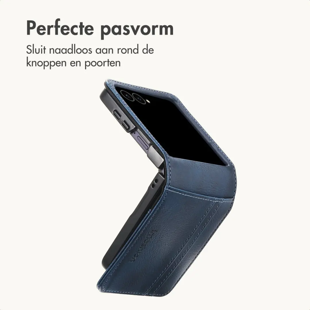 Imoshion Hoesje Samsung Galaxy Z Flip8 - 3 Pasjes - Donkerblauw