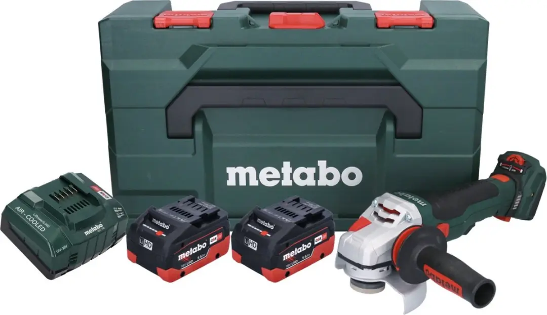 Metabo WVB 18 LTX BL 15-125 Haakse Slijper - 18V - 125mm - 2x 5,5Ah