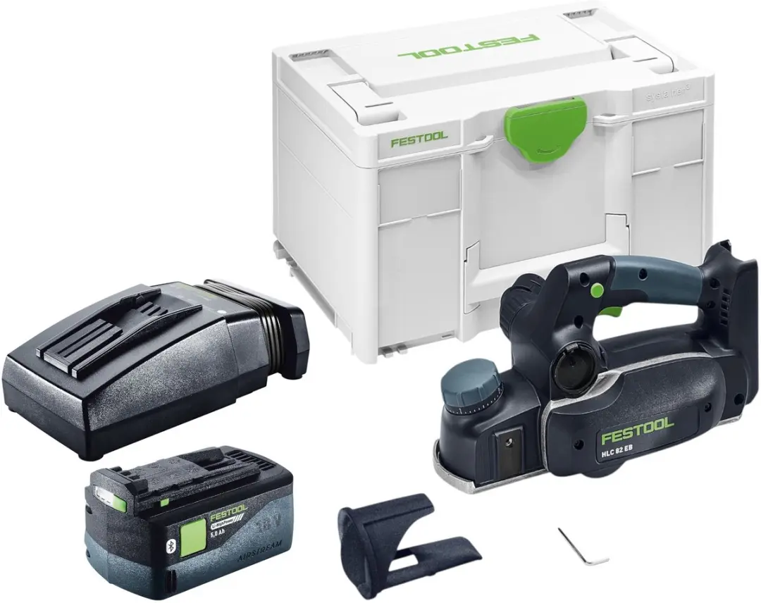 Festool HLC 82 EB-Basic accu-schaaf 18 V 82 mm borstelloos + 1x accu 5,0 Ah + op