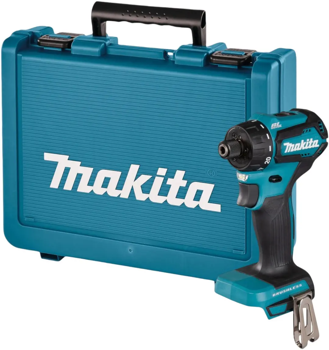 Makita DDF 083 ZE accuboormachine 18 V 40 Nm 1/4'' borstelloos + koffer