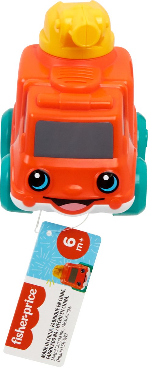 Fisher-Price brandweerwagen speelgoed voor peuters met geluid.