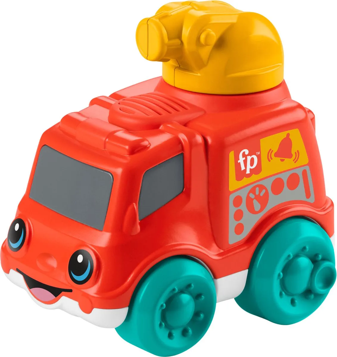 Fisher-Price brandweerwagen speelgoed voor peuters met geluid.