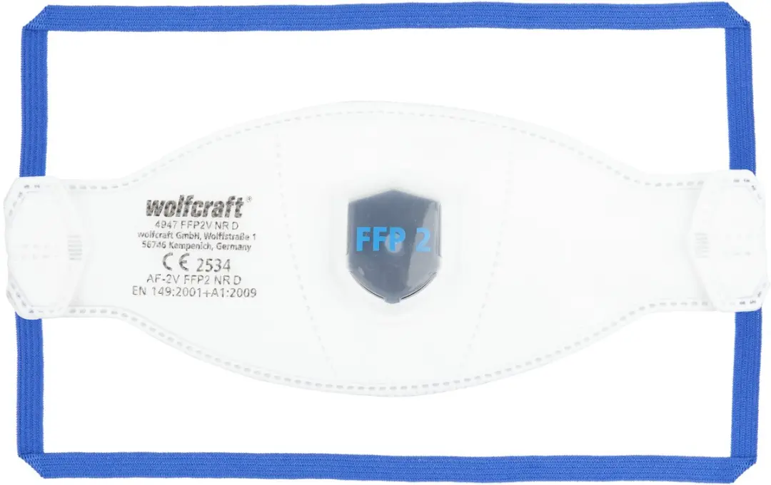 Wolfcraft Stofmasker FFP2 - 2 Stuks - Wit