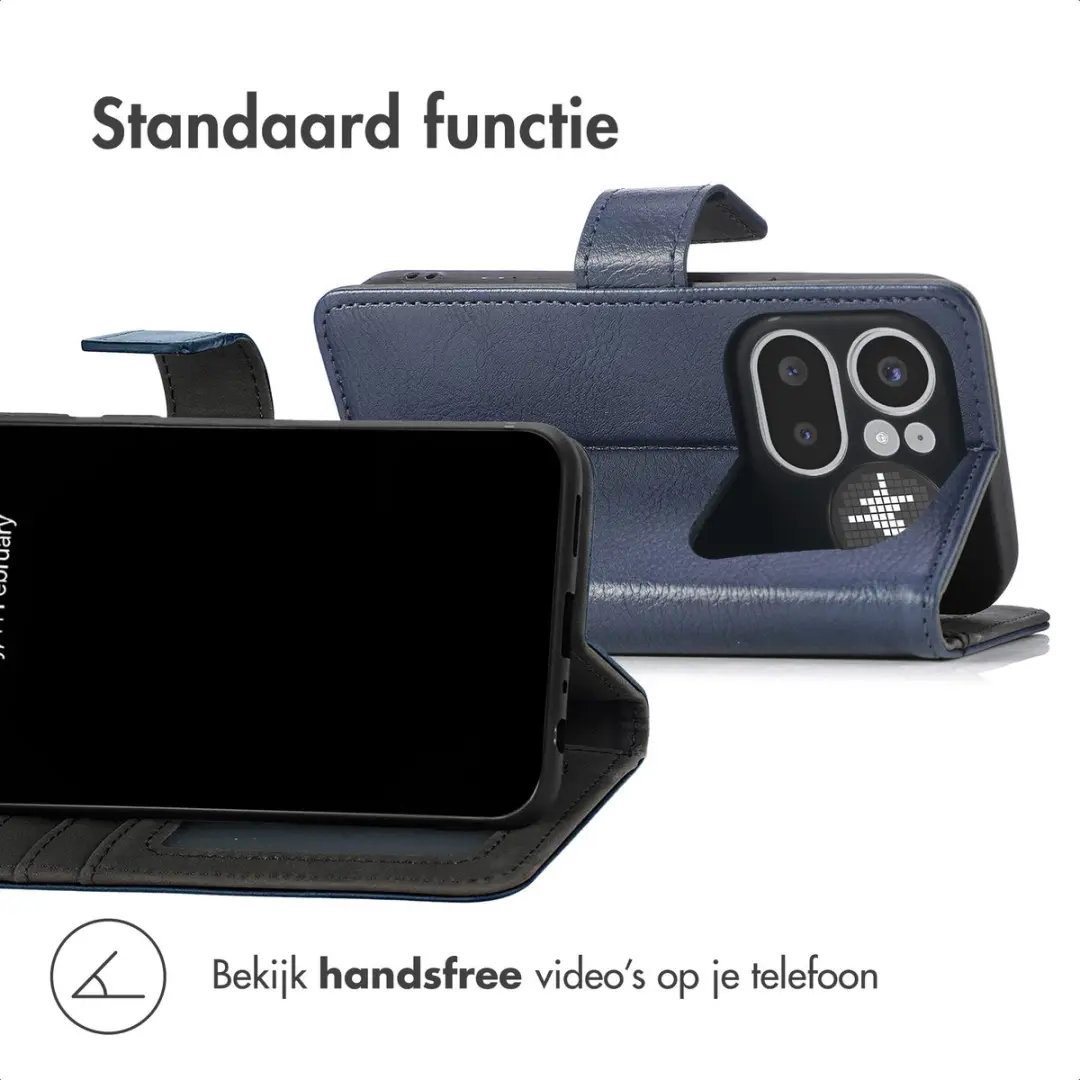 Imoshion Hoesje Nothing Phone (4a) Pro - 3 Pasjes - Donkerblauw
