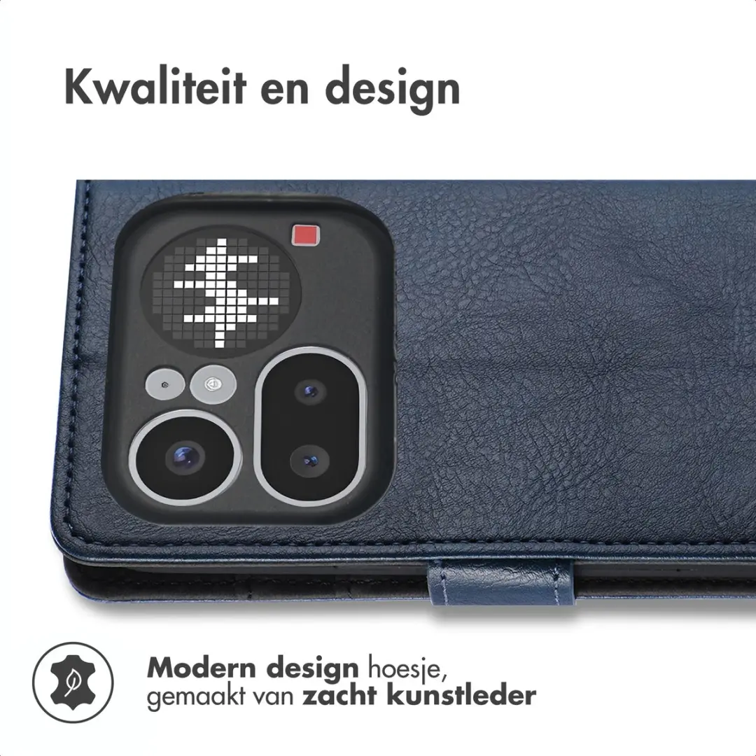 Imoshion Hoesje Nothing Phone (4a) Pro - 3 Pasjes - Donkerblauw