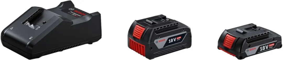 Bosch Professional GBH 18V-18 Accu-boorhamer - 1,5J SDS-plus - 2x Accu 2,0/4,0Ah + Oplader