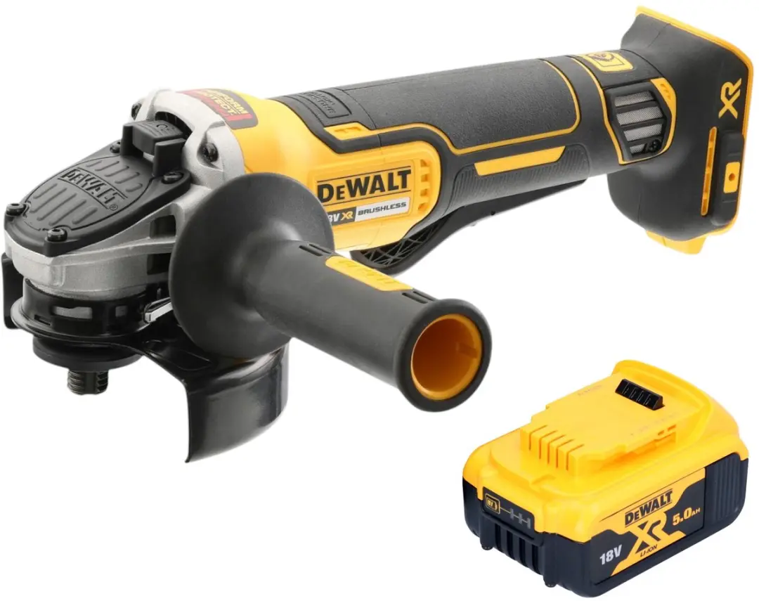 DeWalt DCG406N Accu Haakse Slijper 18V 125mm