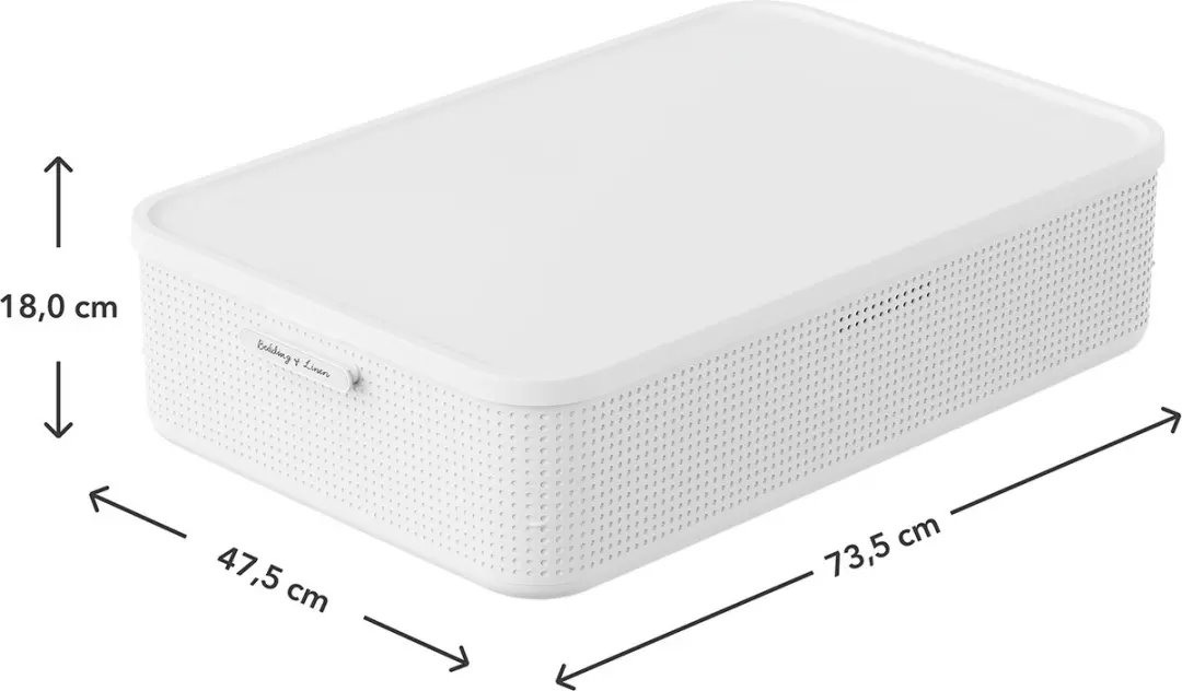 Rotho WOP Opbergbox XL 52L - Wit