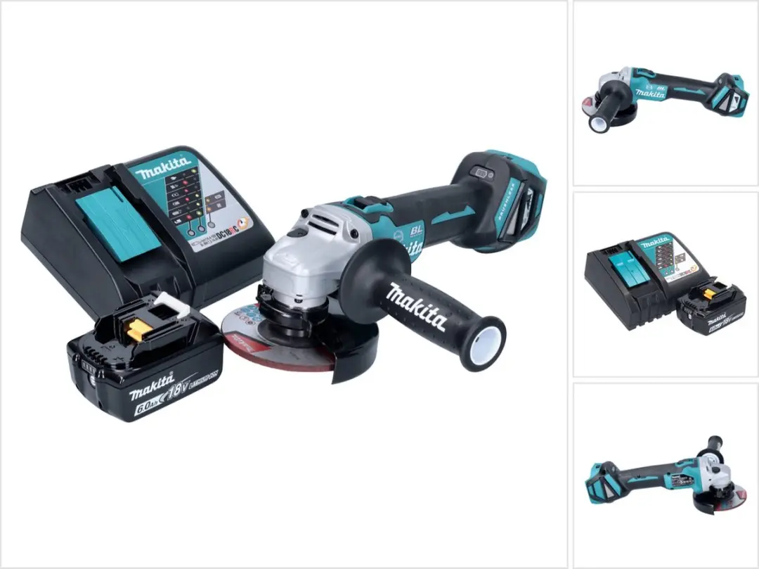 Makita DGA 513 RG1 Haakse Slijper 18V