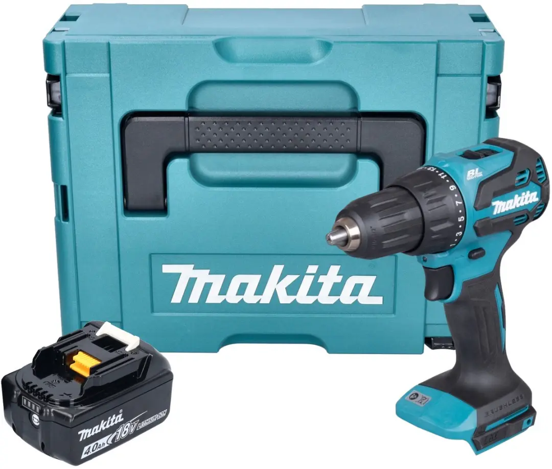 Makita DHP490M1J Klopboormachine 18V 65Nm Borstelloos