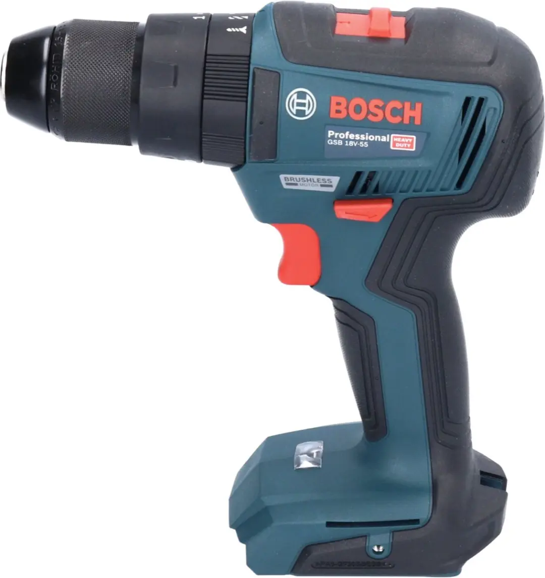 Bosch Professional GSB 18V-55 Klopboormachine - 55 Nm - 4x Accu 2.0Ah