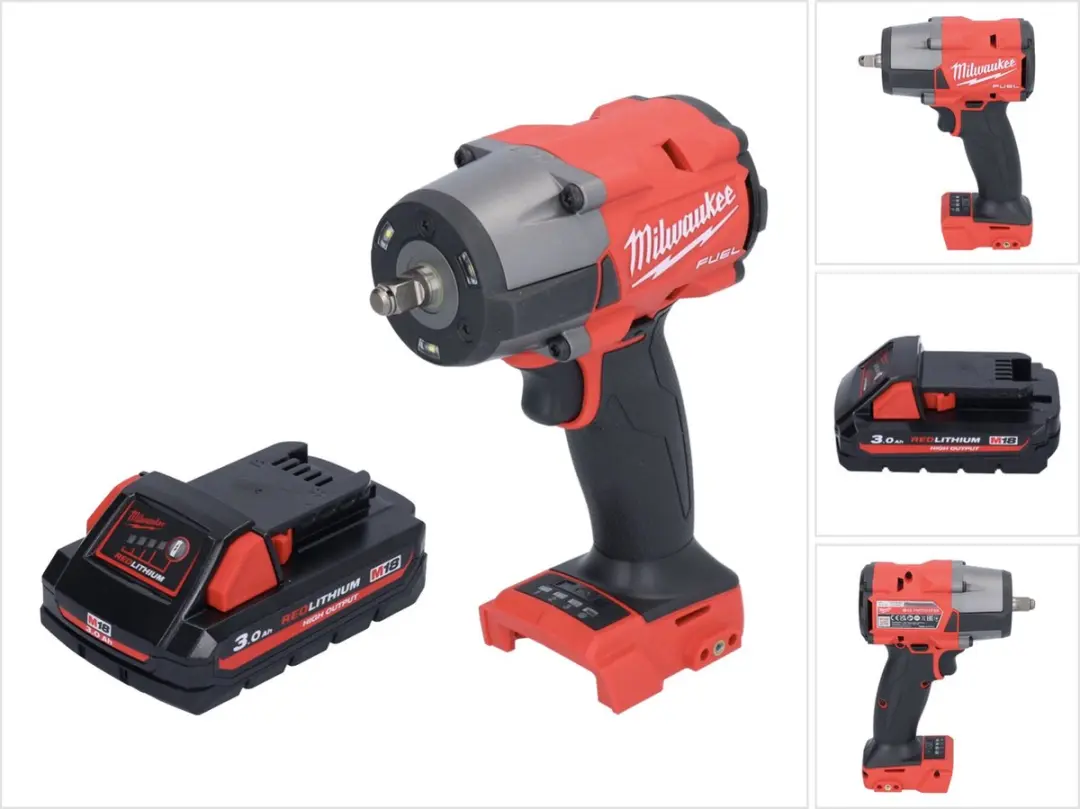 Milwaukee M18 FMTIW2F38-301 Accu-slagmoersleutel 745Nm 3/8" borstelloos