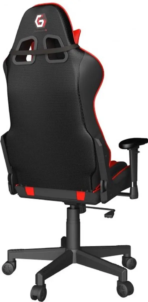 Gembird GC-SCORPION-02X Gamestoel - Kuipzitje - Zwart/Rood - afbeelding 6 van 6