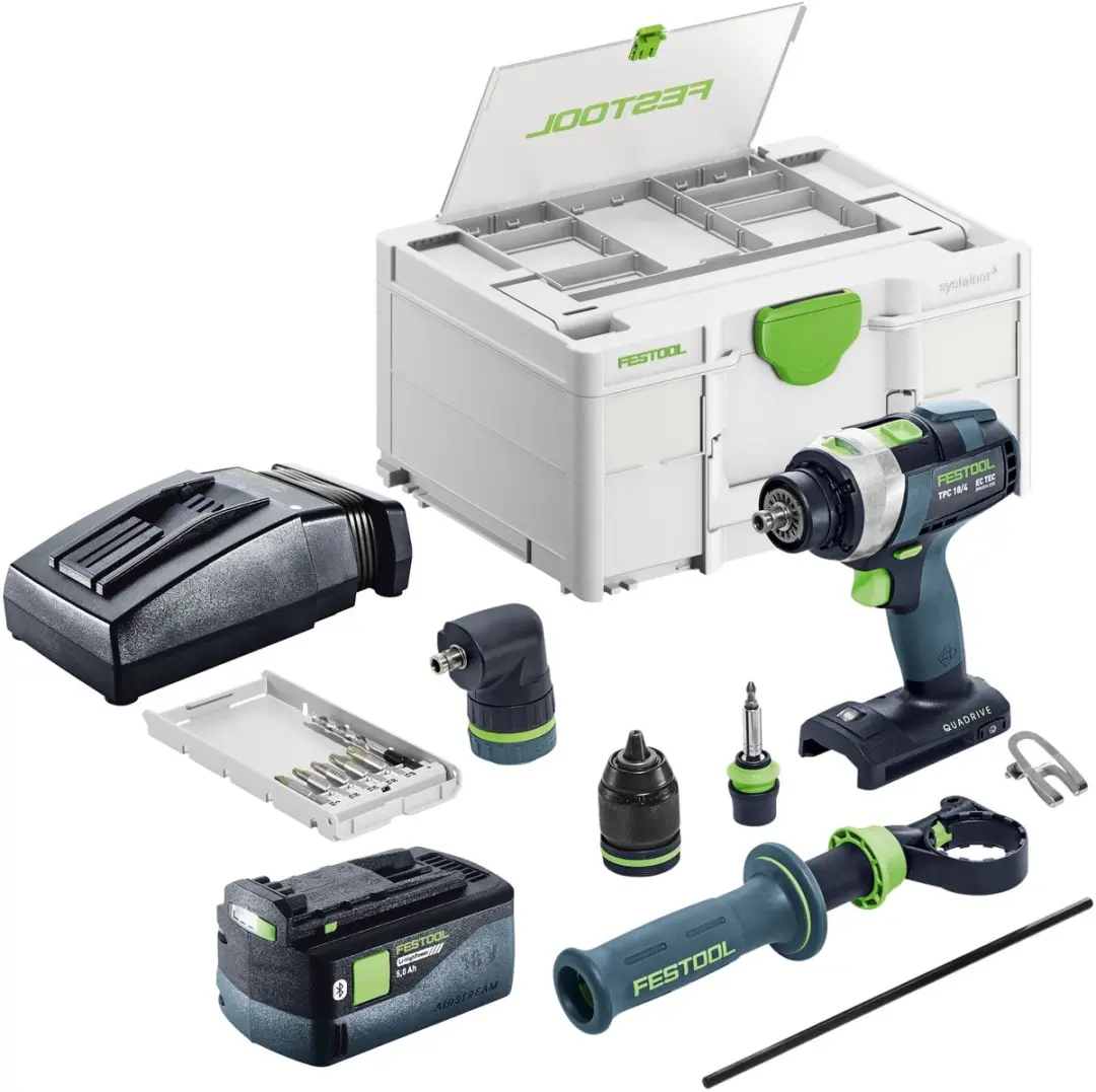Festool TPC 18/4-Basic-Set Accu-Slagboormachine 75Nm