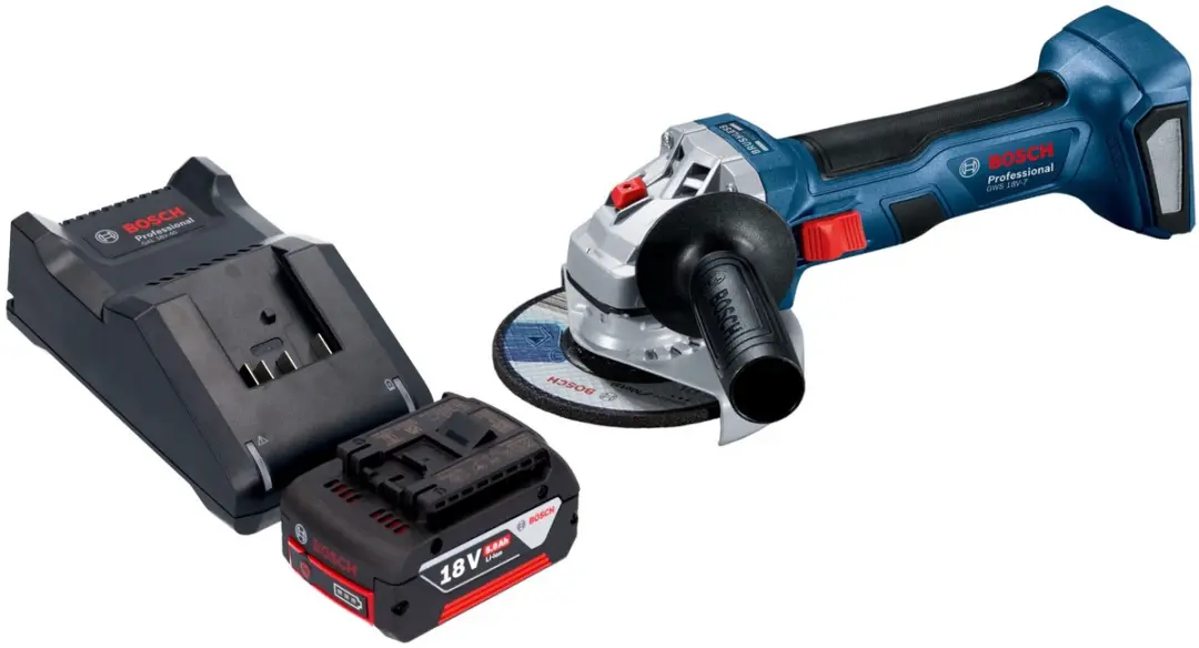 Bosch Professional GWS 18V-7 Accu Haakse Slijper 115mm